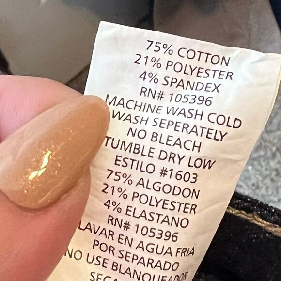 C'Est Toi Superdark Skinny Jeans nwt - Picture 9 of 9